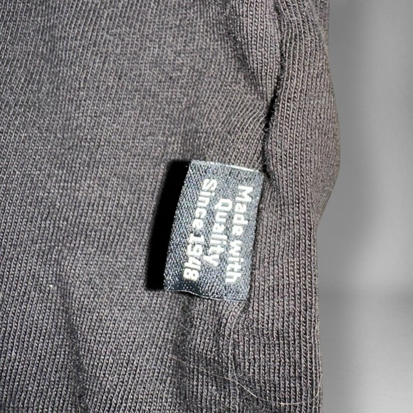 Puma Black T-Shirt Gold Logo Women Medium Relaxed Cat - Picture 5 of 9